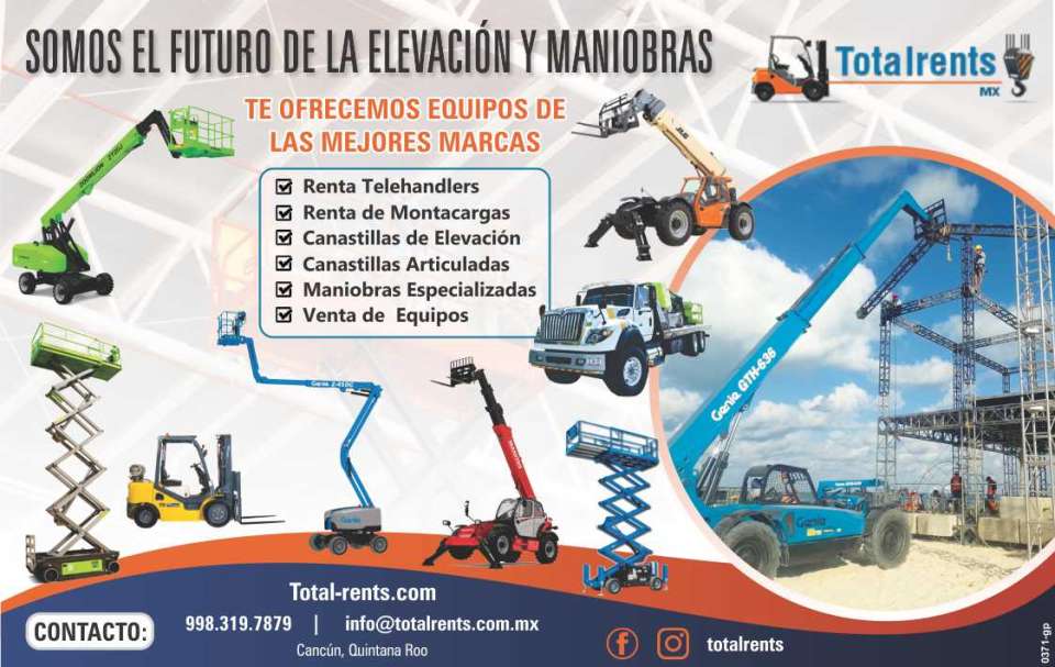 Renta de telehandler, montacargas, canastillas de elevacion, canastillas articuladas. Maniobras especializadas Venta de equipos Renta de telehandler, montacargas, canastillas de elevacion, canastillas articuladas. Maniobras especializadas Venta de equipos