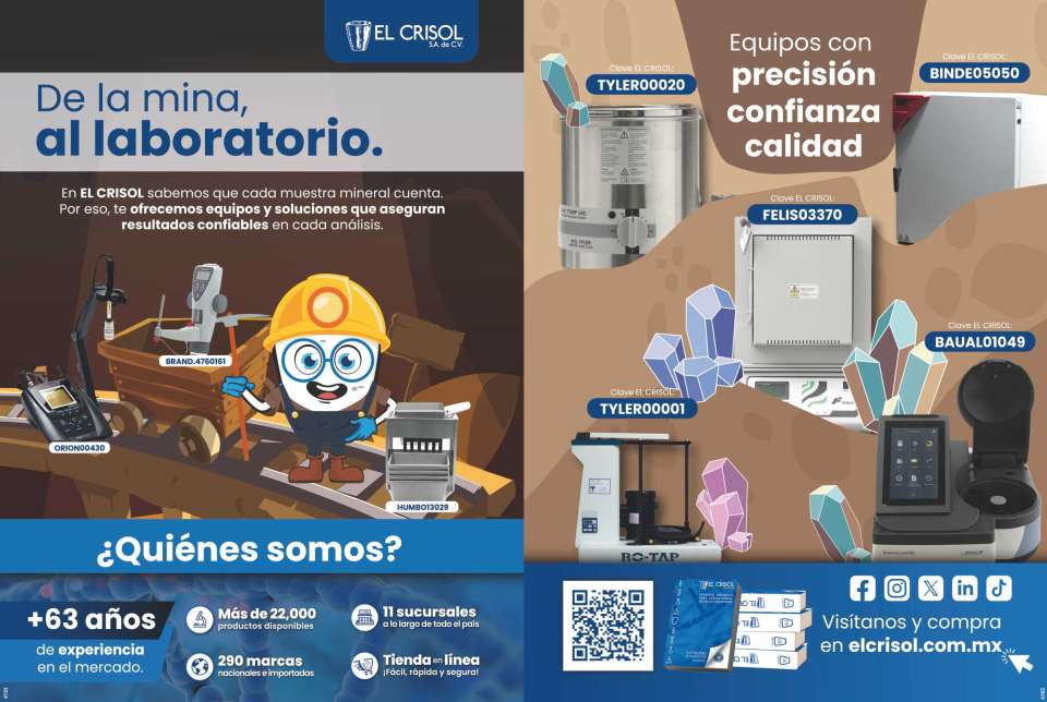De la mina al laboratorio!! En El Crisol sabemos que cada muestra mineral cuenta. Por eso, te ofrecemos soluciones que aseguran resultados confiables en cada analisis De la mina al laboratorio!! En El Crisol sabemos que cada muestra mineral cuenta. Por eso, te ofrecemos soluciones que aseguran resultados confiables en cada analisis