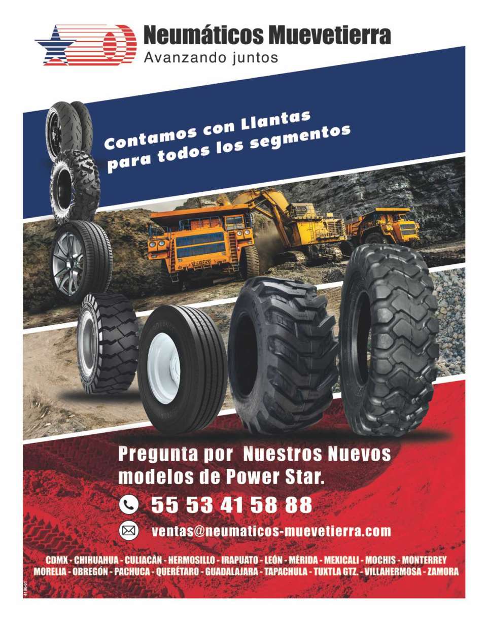 Contamos con Llantas para todos los Segmentos. Pregunta por nuestros nuevos modelos de Power Star. Consulta nuestras medidas en llantas para Equipo Muevetierra. Contamos con Llantas para todos los Segmentos. Pregunta por nuestros nuevos modelos de Power Star. Consulta nuestras medidas en llantas para Equipo Muevetierra.