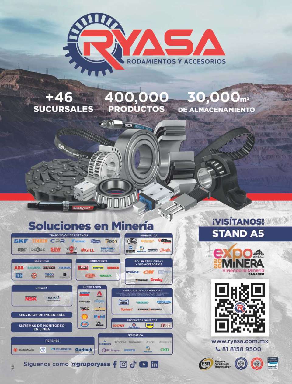 Distribucion y Comercializacion de Rodamientos, Bandas, Retenes, Motores, Reductores, Chumaceras, Cadenas, Coples, Sprockets, Transportadores, Sistemas de Lubricacion. Suc. Mexico y Centroamerica Distribucion y Comercializacion de Rodamientos, Bandas, Retenes, Motores, Reductores, Chumaceras, Cadenas, Coples, Sprockets, Transportadores, Sistemas de Lubricacion. Suc. Mexico y Centroamerica