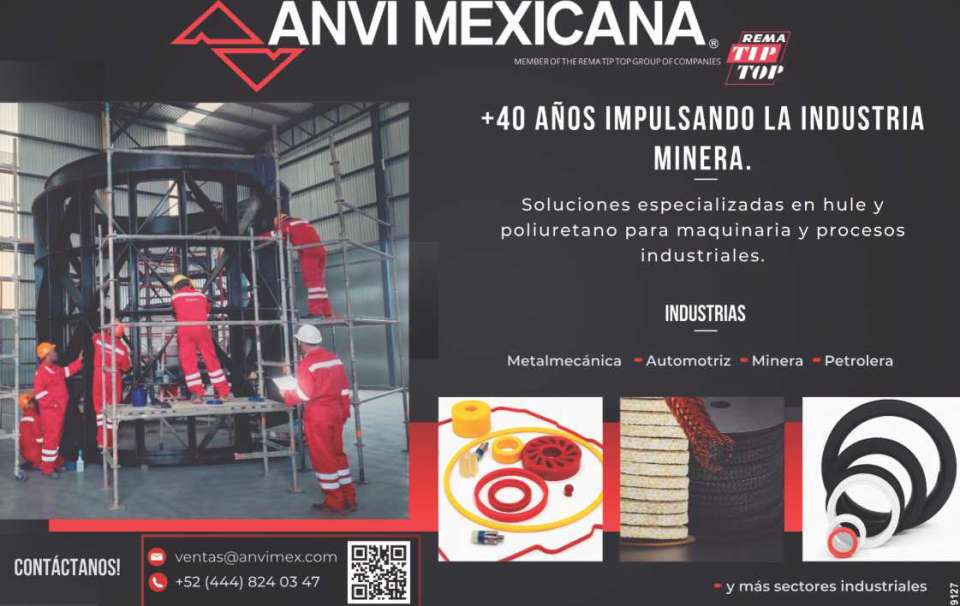 + 40 AÑOS IMPULSANDO LA INDUSTRIA MINERA. Soluciones especializadas en hule y poliuretano para maquinaria y procesos industriales. INDUSTRIAS: Metalmecanica, Automotriz, Minera, Petrolera y mas...